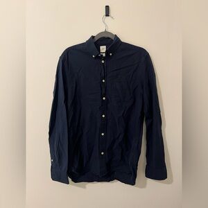 H&M Dark Blue Collared Shirt
